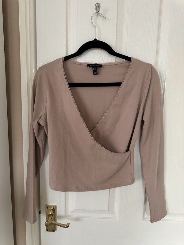 New Look Long sleeved crop top